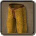 Pantalones de media caña amarillos