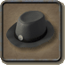 Sombrero de tela gris