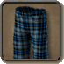 Pantalones de cuadros azules