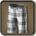 Pantalones de cuadros grises