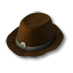 Archivo:Sombrero de tela marrón.png