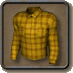 Camisa escocés amarilla