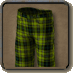 Pantalones de cuadros verdes