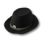 Sombrero de tela negro
